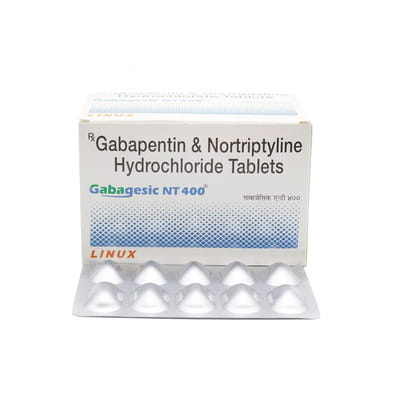 Gabagesic Nt 400/10mg Strip Of 10 Tablets