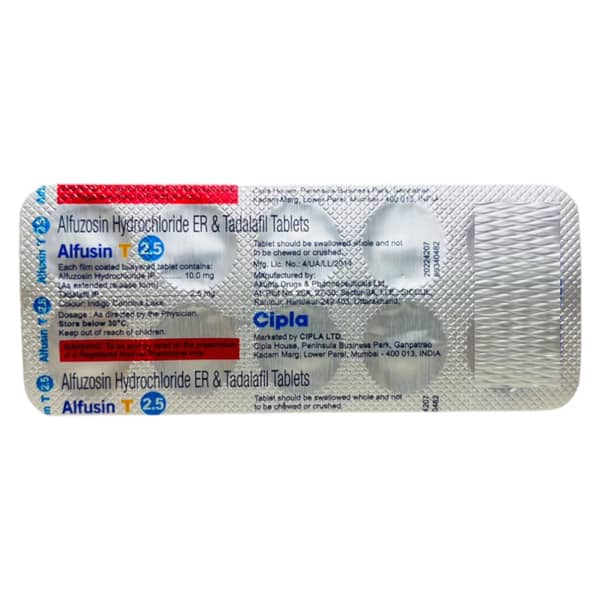 Alfusin T 2.5mg Strip Of 10 Tablets