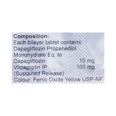 Vilatin Dp 10/100 Strip Of 10 Tablets