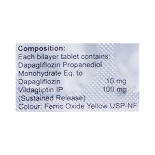 Vilatin Dp 10/100 Strip Of 10 Tablets