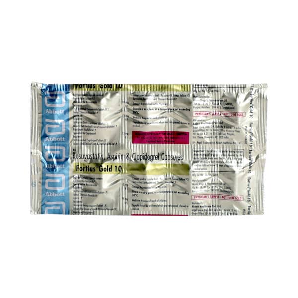 Fortius Gold 10Mg Strip Of 10 Capsules