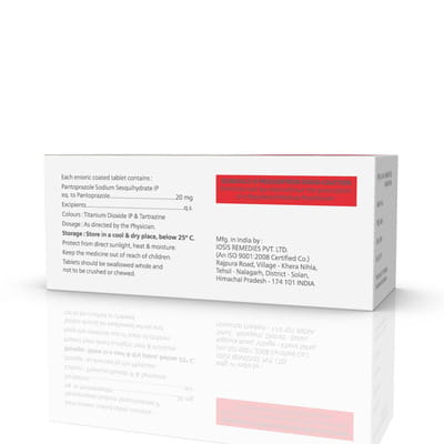 Pantiac 20mg Strip Of 10 Tablets