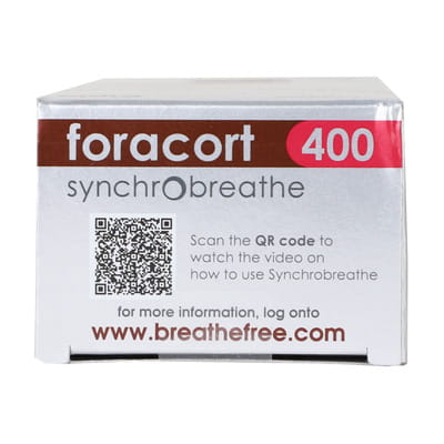 Foracort 400mcg Synchrobreathe Box Of 120 Metered Dose Inhaler