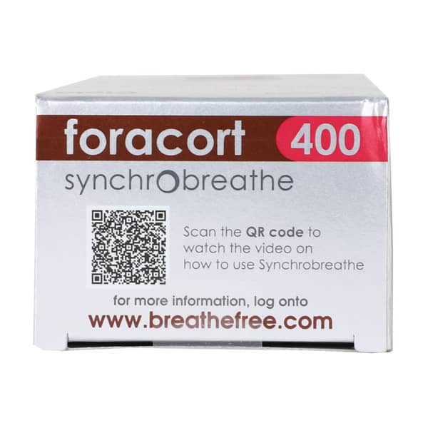 Foracort 400mcg Synchrobreathe Box Of 120 Metered Dose Inhaler