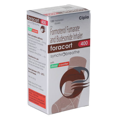 Foracort 400mcg Synchrobreathe Box Of 120 Metered Dose Inhaler