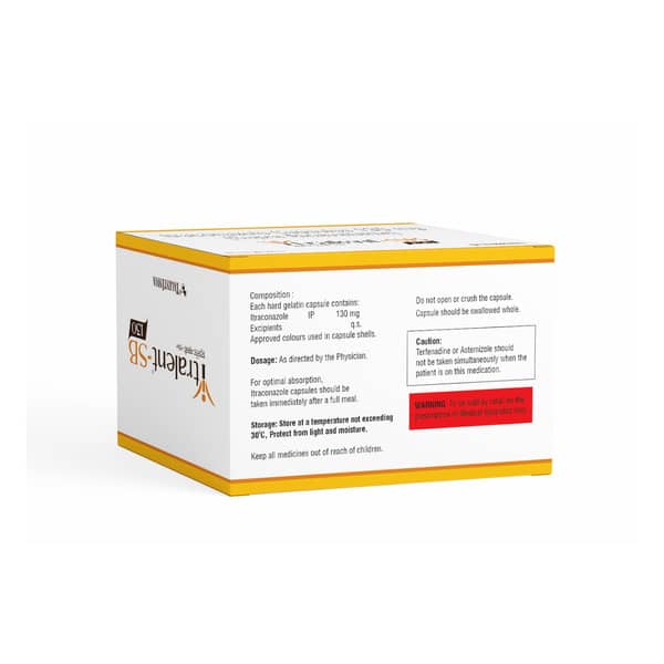 Itralent Sb 130mg Strip Of 10 Capsules