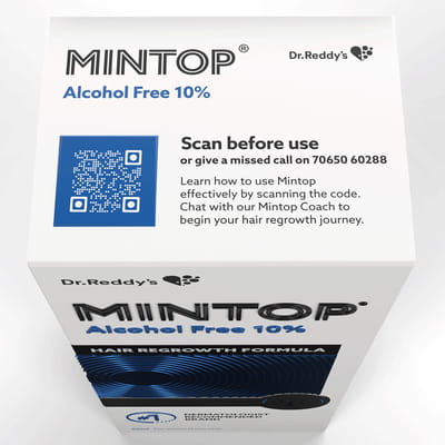 Mintop Alcohol Free 10% Bottle Of 60ml Solution
