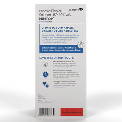 Mintop Alcohol Free 10% Bottle Of 60ml Solution