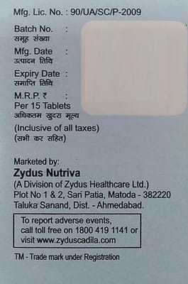 Fol Xt Strip Of 15 Tablets