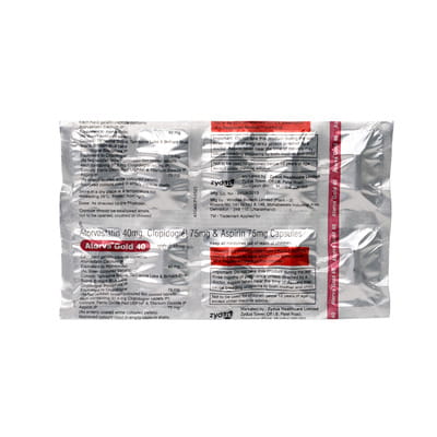 Atorva Gold 40mg Strip Of 10 Capsules