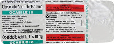 Ocabile 10mg Strip Of 10 Tablets