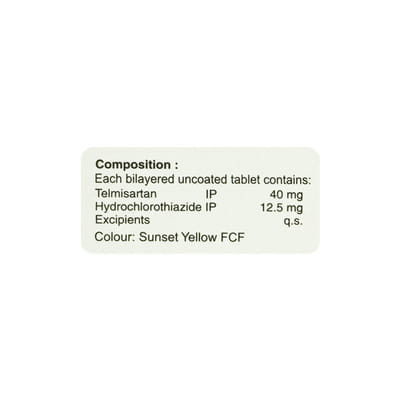 Telvilite H 40mg Strip Of 10 Tablets