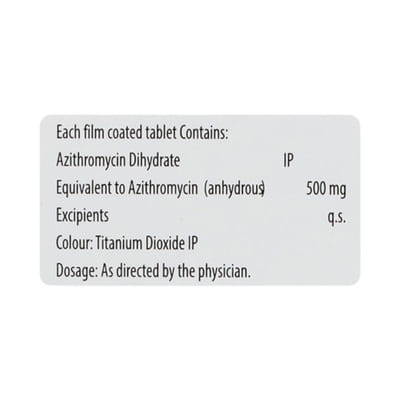 Azincure 500mg Strip Of 5 Tablets