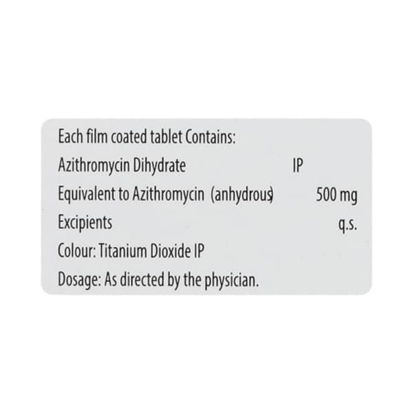 Azincure 500mg Strip Of 5 Tablets