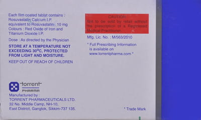 Rostar 10mg Strip Of 15 Tablets