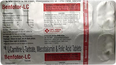 Benfotor Lc Strip Of 10 Tablets