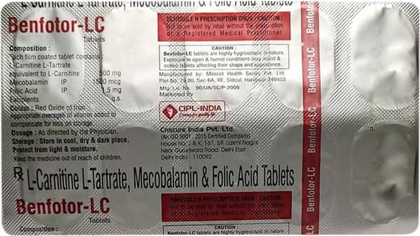 Benfotor Lc Strip Of 10 Tablets