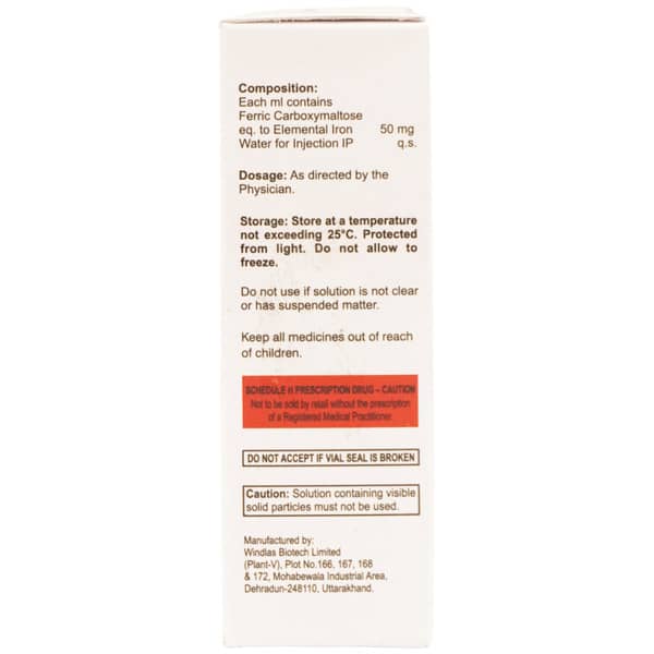 Ferivate Fcm 500Mg Vial Of 10Ml Injection