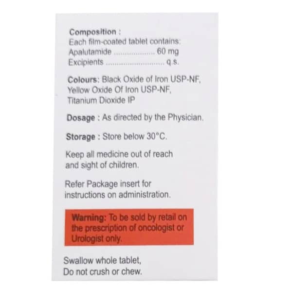 Apatide 60Mg Bottle Of 60 Tablets