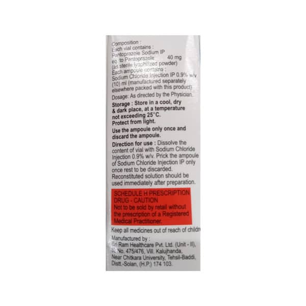 P 40Mg Iv Dry Vial Of 1 Powder For Injection