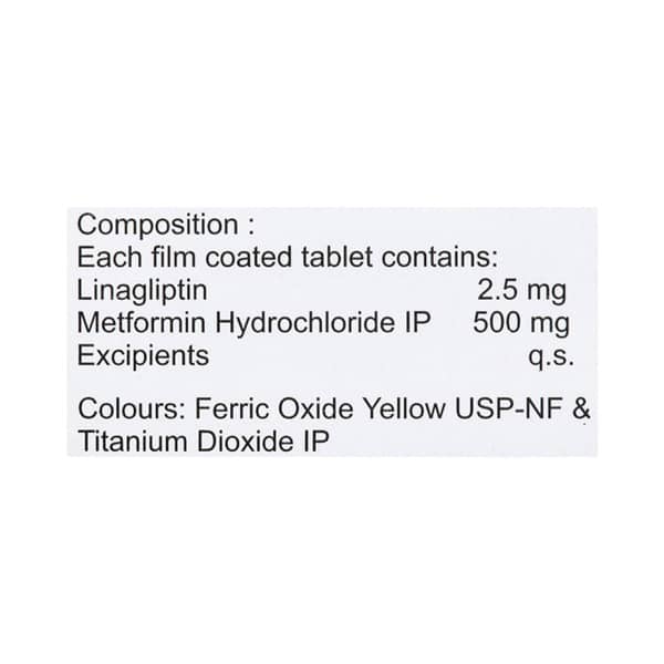 Dynaglipt Lm 2.5/500 Strip Of 10 Tablets