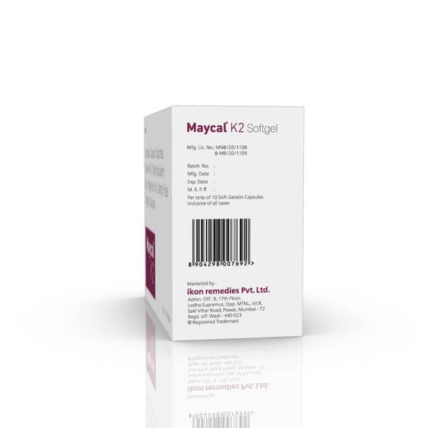 Maycal K2 Strip Of 10 Softgel Capsules