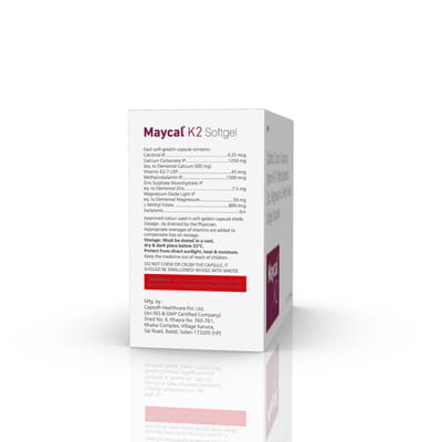 Maycal K2 Strip Of 10 Softgel Capsules
