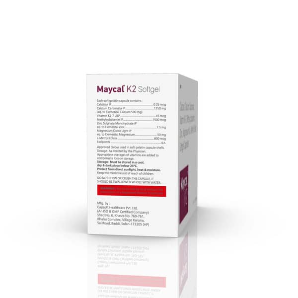 Maycal K2 Strip Of 10 Softgel Capsules
