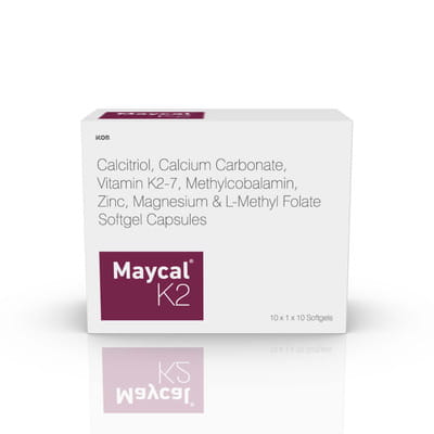 Maycal K2 Strip Of 10 Softgel Capsules