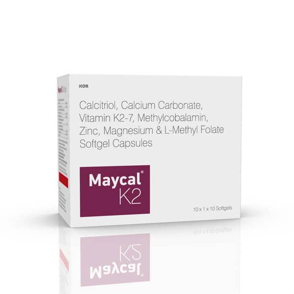 Maycal K2 Strip Of 10 Softgel Capsules