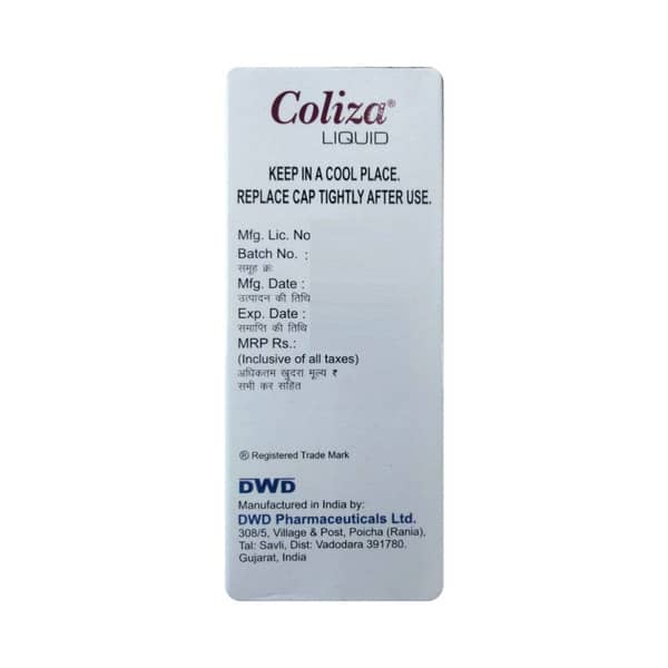 Coliza Bottle Of 30ml Liquid
