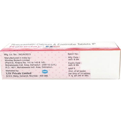 Roseday Ez 20mg Strip Of 10 Tablets
