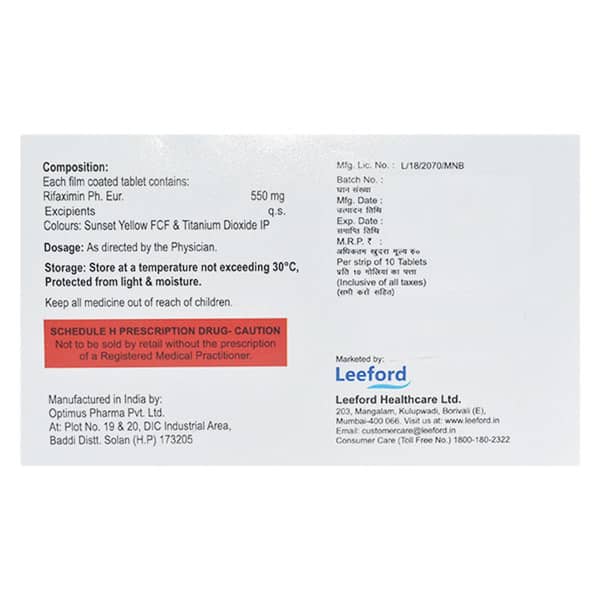 Rexigut 550mg Strip Of 10 Tablets