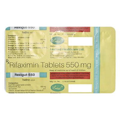 Rexigut 550mg Strip Of 10 Tablets