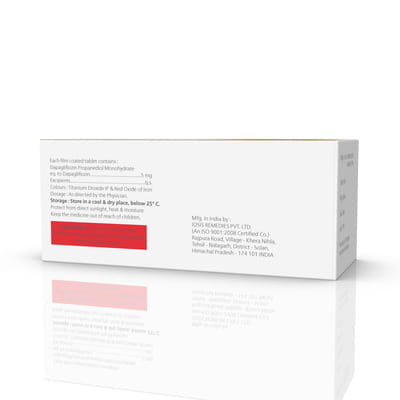 Dapatag 5mg Strip Of 10 Tablets