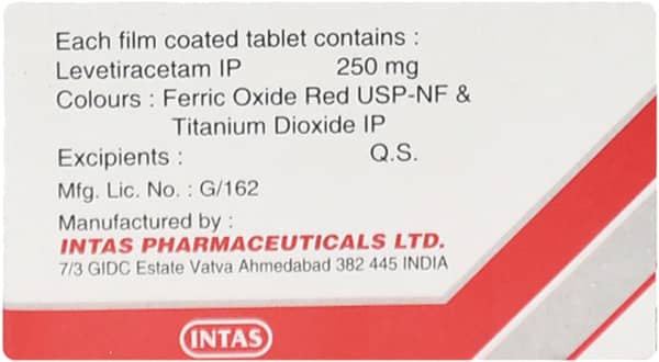 Levera 250mg Strip Of 15 Tablets