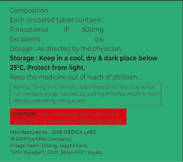 Acn 500 Mg Tablet 10