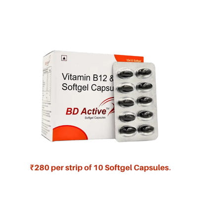 Bd Active Strip Of 10 Softgel Capsules