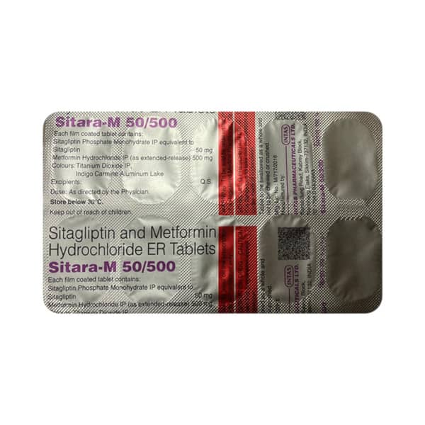 Sitatri M 50/500mg Strip Of 10 Tablets