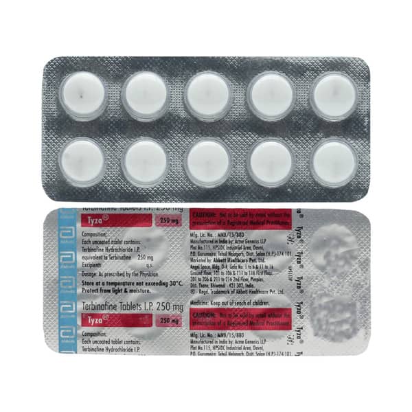 Tyza 250Mg Strip Of 10 Tablets