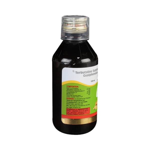Ascoril Plus Ginger Lemon Flavour Bottle Of 120ml Expectorant