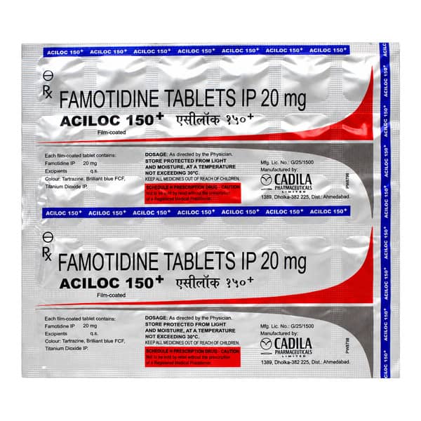 Aciloc 150 Plus Strip Of 30 Tablets