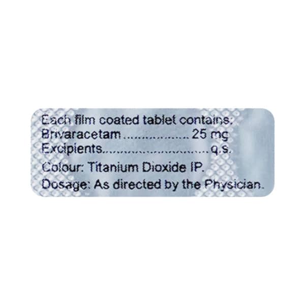 Brivasure 25mg Strip Of 10 Tablets