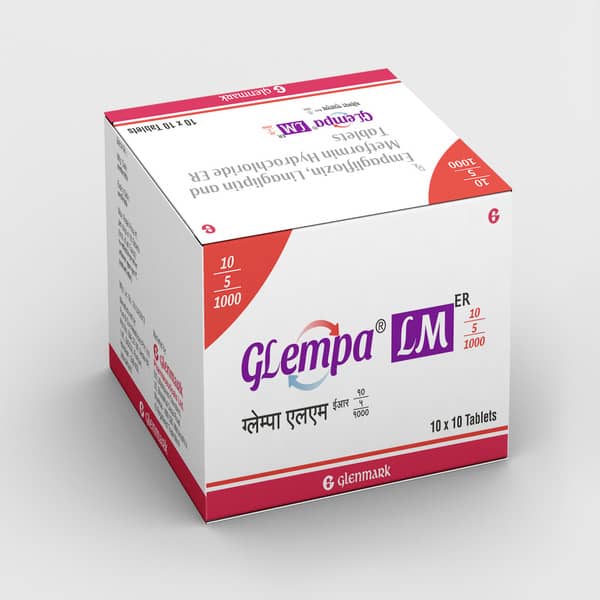 Glempa Lm Er 10/5/1000mg Strip Of 10 Tablets