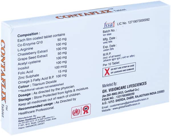 Contaflix Strip Of 10 Tablets