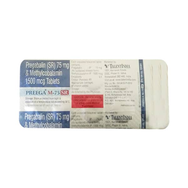 Preega M 75mg Sr Strip Of 10 Tablets