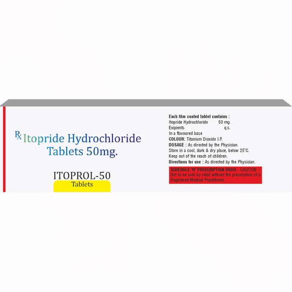 Itoprol 50Mg Strip Of 10 Tablets