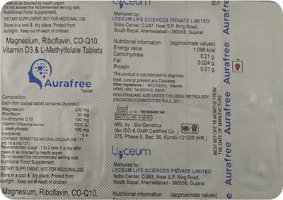 Aurafree Strip Of 10 Tablets