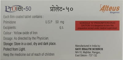 Prolet 50mg Strip Of 15 Tablets
