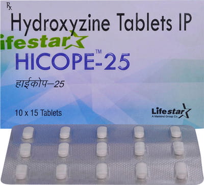 Hicope 25mg Strip Of 15 Tablets